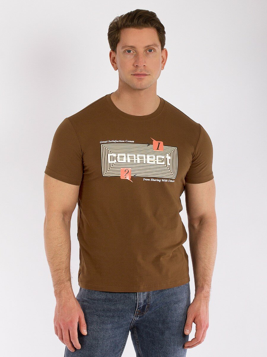 Футболка Dairos мужская,прямого кроя со стрейчем