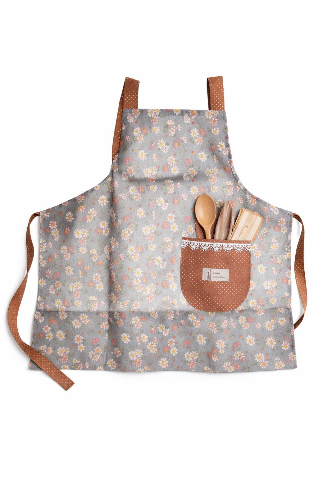 Женский кухонный фартук "Зайка" с карманом и ушками – Эстетика и уют — фото 1