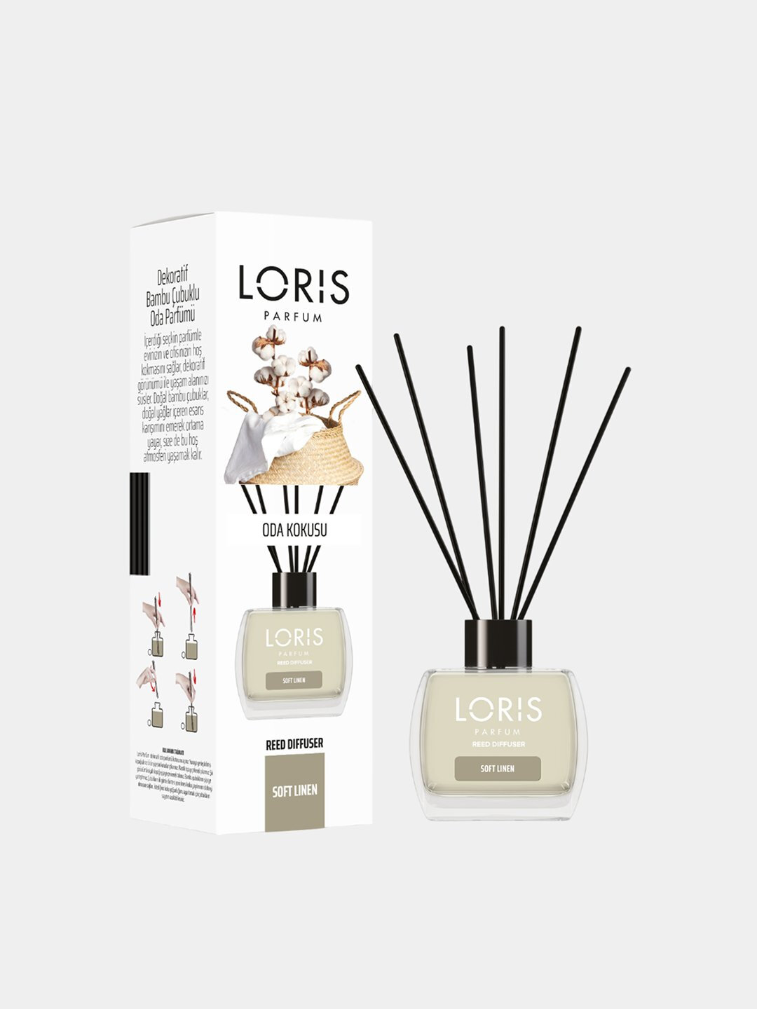 Аромадиффузор для дома, офиса, магазина и автомобиля, 120 мл, Ароматизатор Loris Parfum