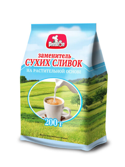 Заменитель сухих сливок на растит. основе "Preston" 200г