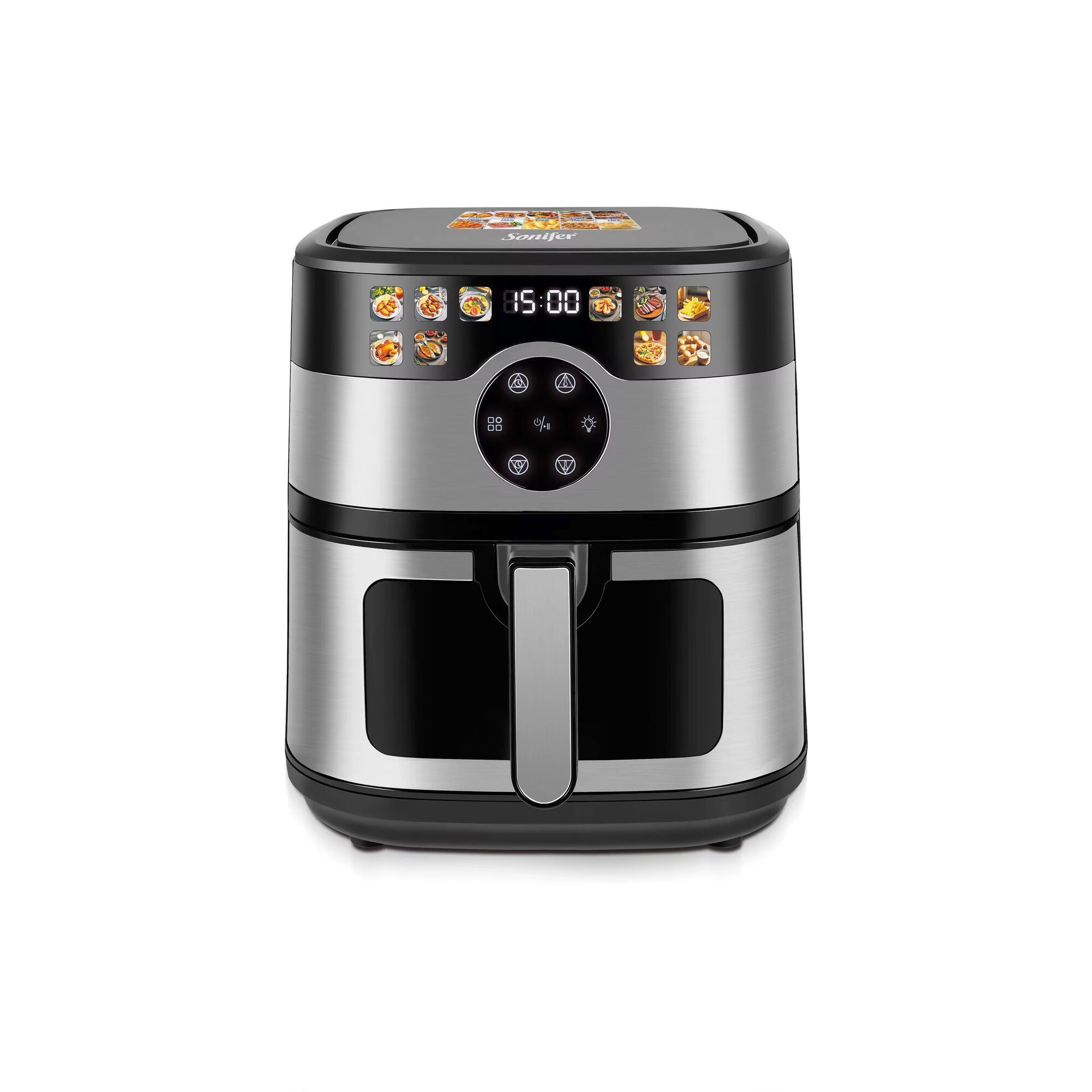 Аэрогриль Sonifer SF-1047, 2000 Вт, регулировка температуры, таймер, черный