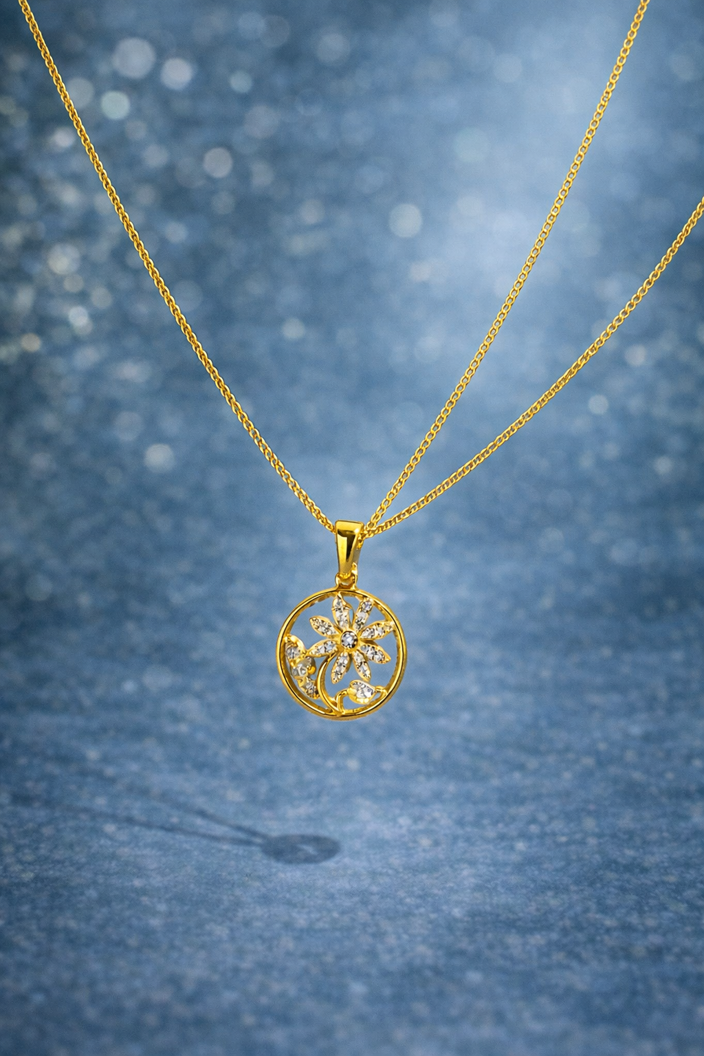 Цепь, 1 шт., длина 40 см, золотистый — фото 1