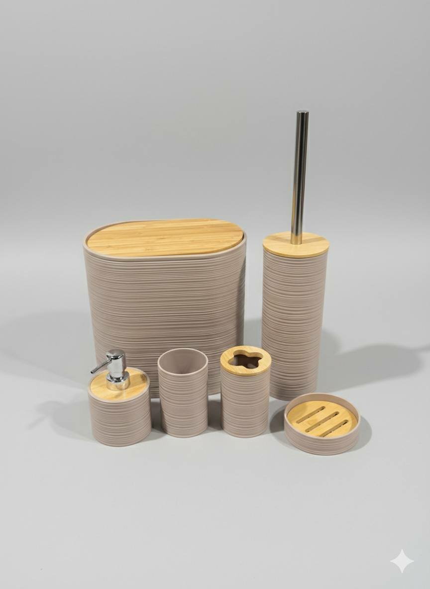 Набор аксессуаров для ванной комнаты Придайте вашей ванной комнате элегантный и современный вид!