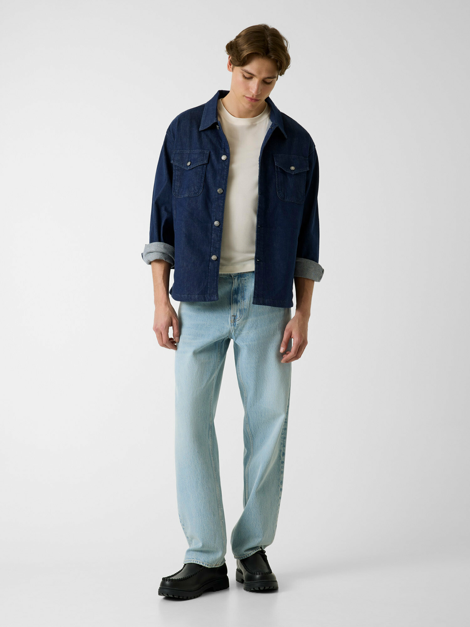 Куртка GUESS, размер M, синий — фото 1