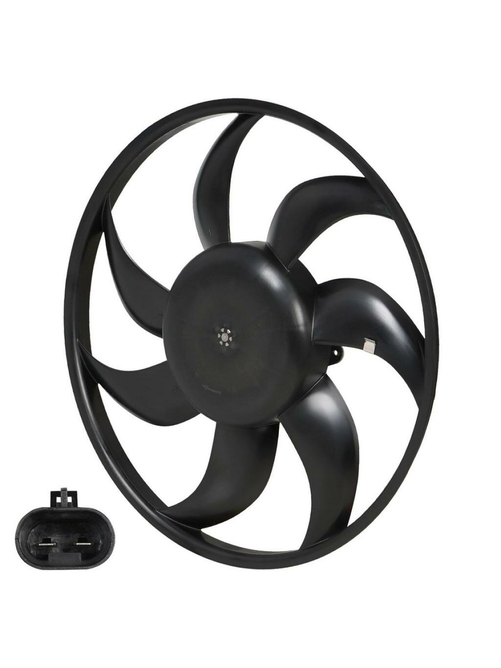 Вентилятор охлаждения радиатора двигателя LUZAR LFc 1680 Fiat Ducato 06-> без кожуха