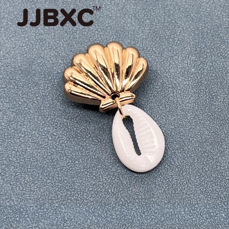 JJBXC шарм, металлическая пряжка для обуви, аксессуары для обуви с крестом, металлический коралловый жемчуг, океанская ракушка, модная обувь «сделай сам», аксессуары