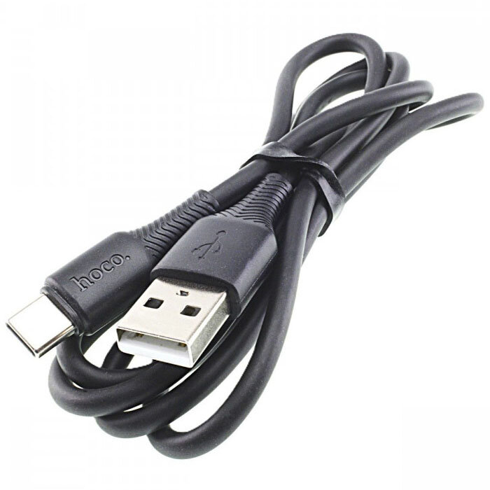Кабель USB-Cm/Am Hoco X120 Black 3А - 1м черный