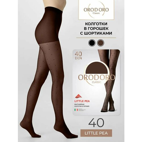 фото Колготки orodoro для женщин, 40 den, размер 5, brown