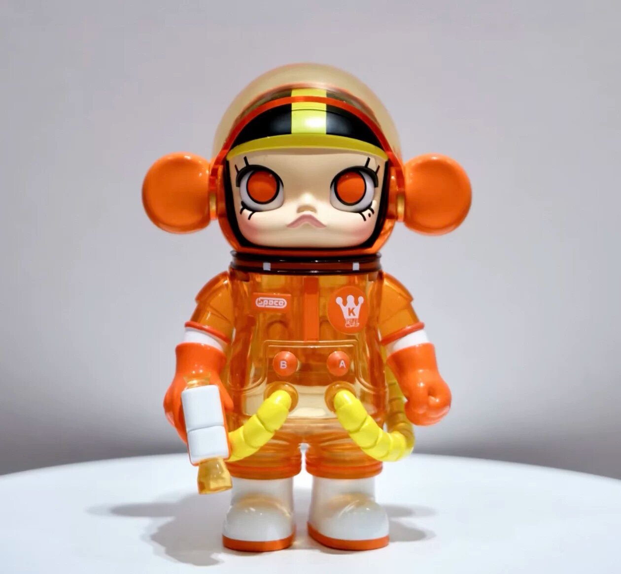 MEGA SPACE MOLLY Юбилейная серия Апельсиновый Сок Слепой Бокс Фигурка Игрушка, 1 Шт, Нераспечатанная
