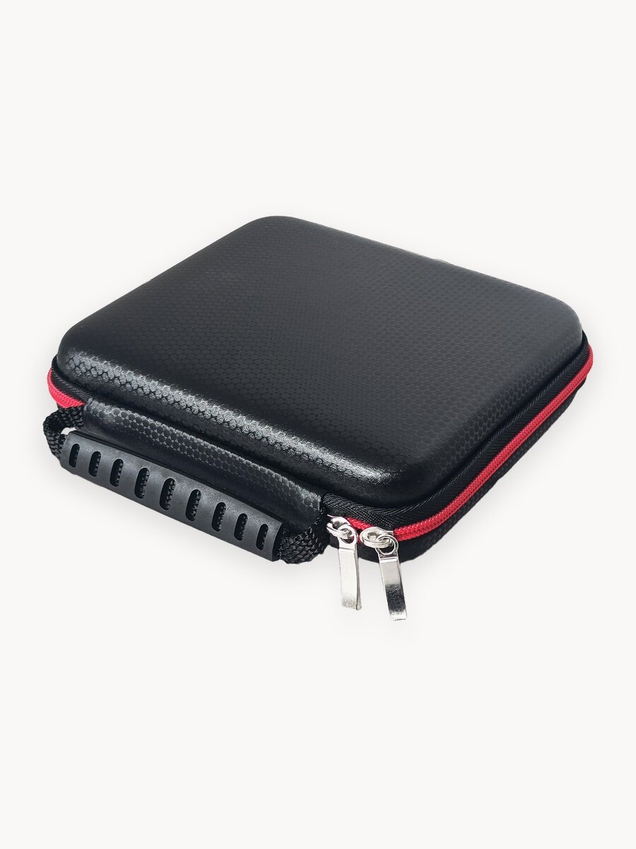 Чехол органайзер кейс для флешек хранение проводов, жестких дисков, карт памяти