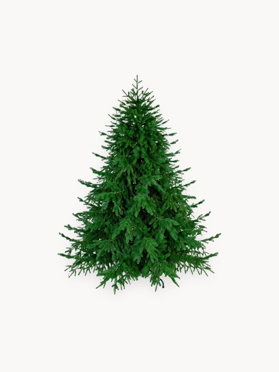 Ель искусственная новогодняя Царь Елка Раскидистая Премиум 210, литая, напольная
