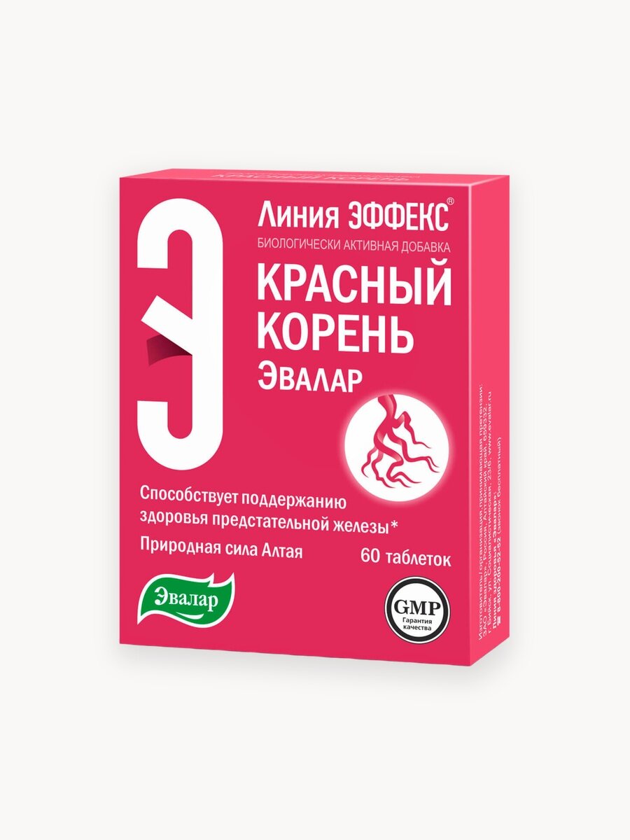 Красный корень, Эффекс, 60 таблеток, Эвалар