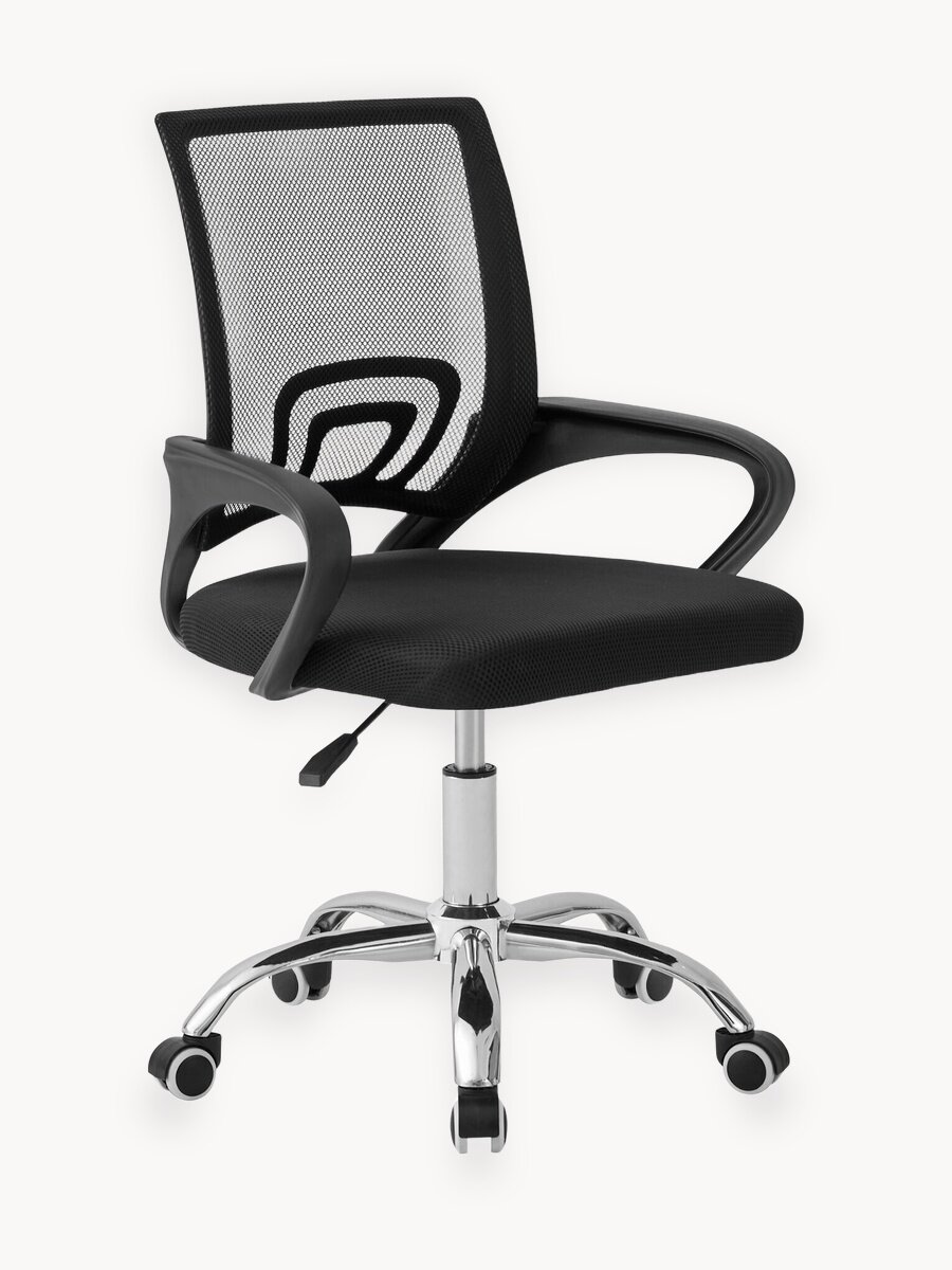 Компьютерное офисное кресло KEIZEN CH-696 NLT KZ-7351116, ткань, сетка, черный