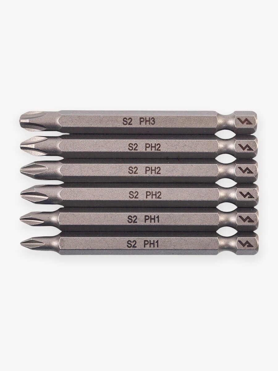 Набор бит PH 70 мм 6 шт VIRA