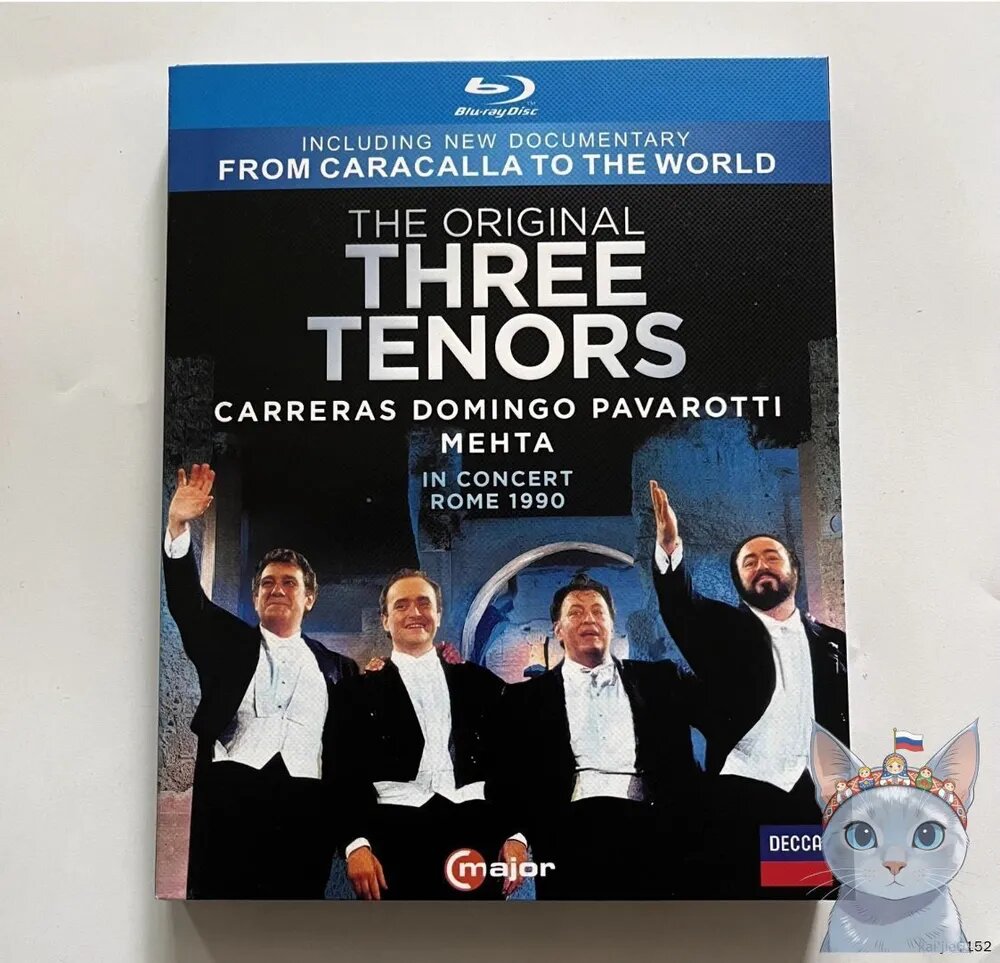 Музыка Blu-ray BD Тейлор, 1990 Концерт трёх теноров(1990 Three Tenors Concert)
