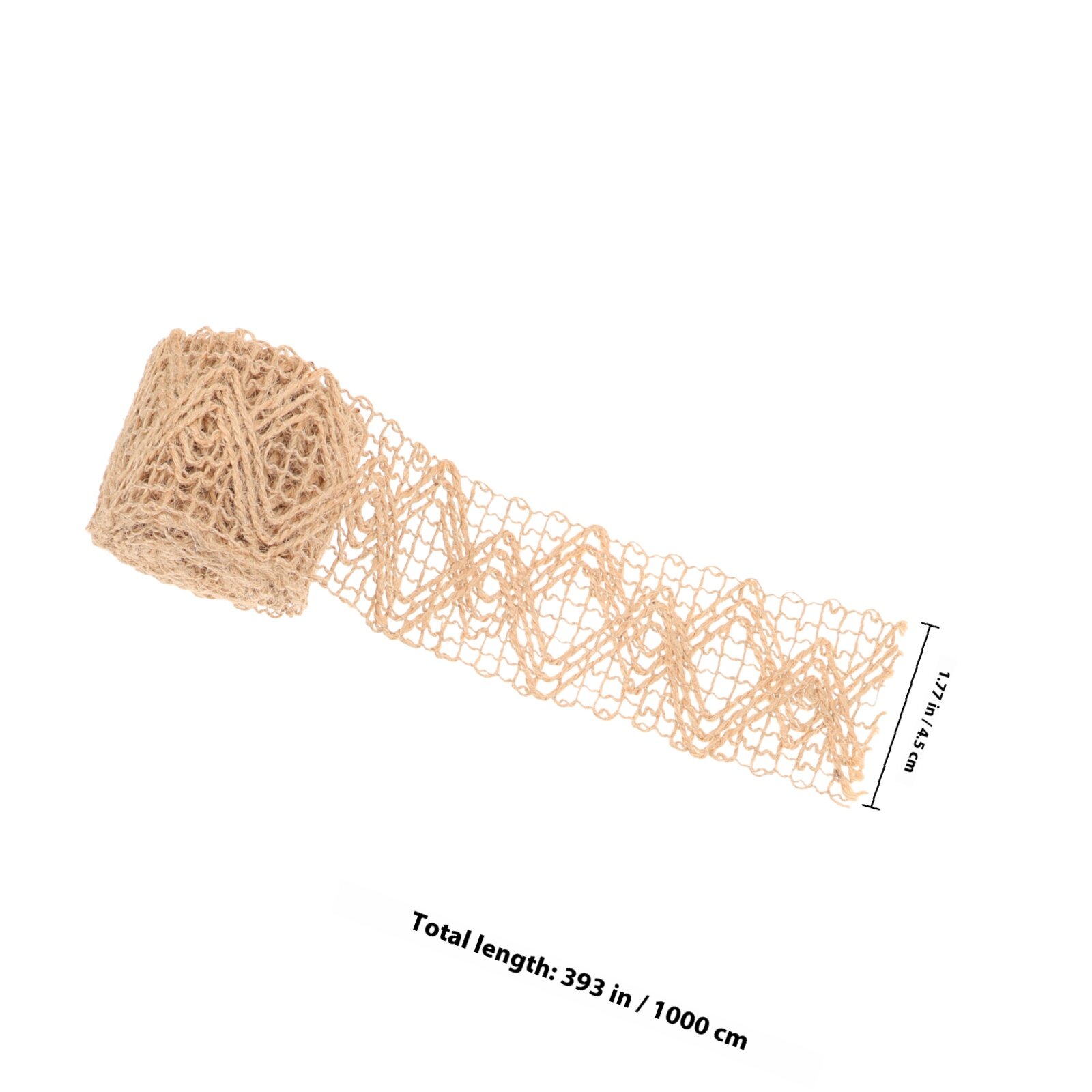 4 Рулона Льняного Шёлкового Банта Для Упаковки Подарков 1000.00X4.50X0.10Cm