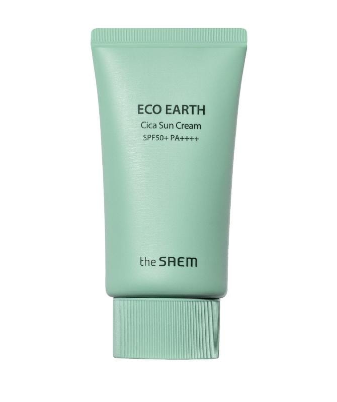 Средство солнцезащитное The Saem Eco Earth Pink Sun Crem, SPF 50