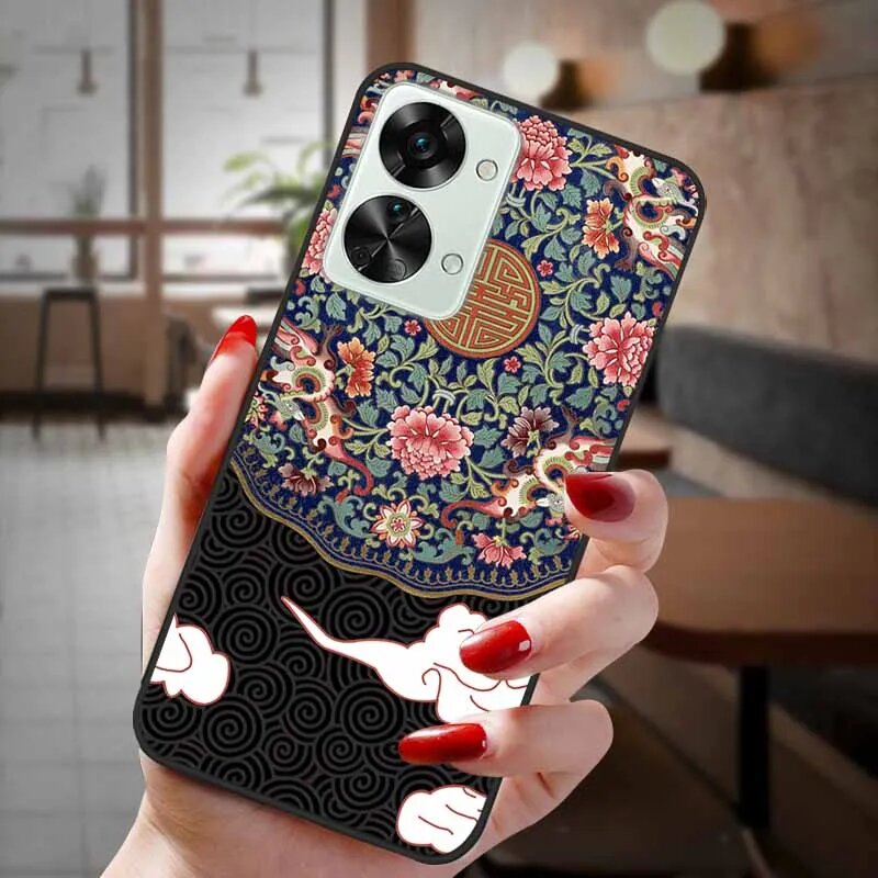 Чехол для OnePlus Nord 2T 5G Cover 3D Relief Cartoon Мягкая задняя крышка из ТПУ для телефона One plus Nord 2T 5G Чехлы Shell Coque Emboss