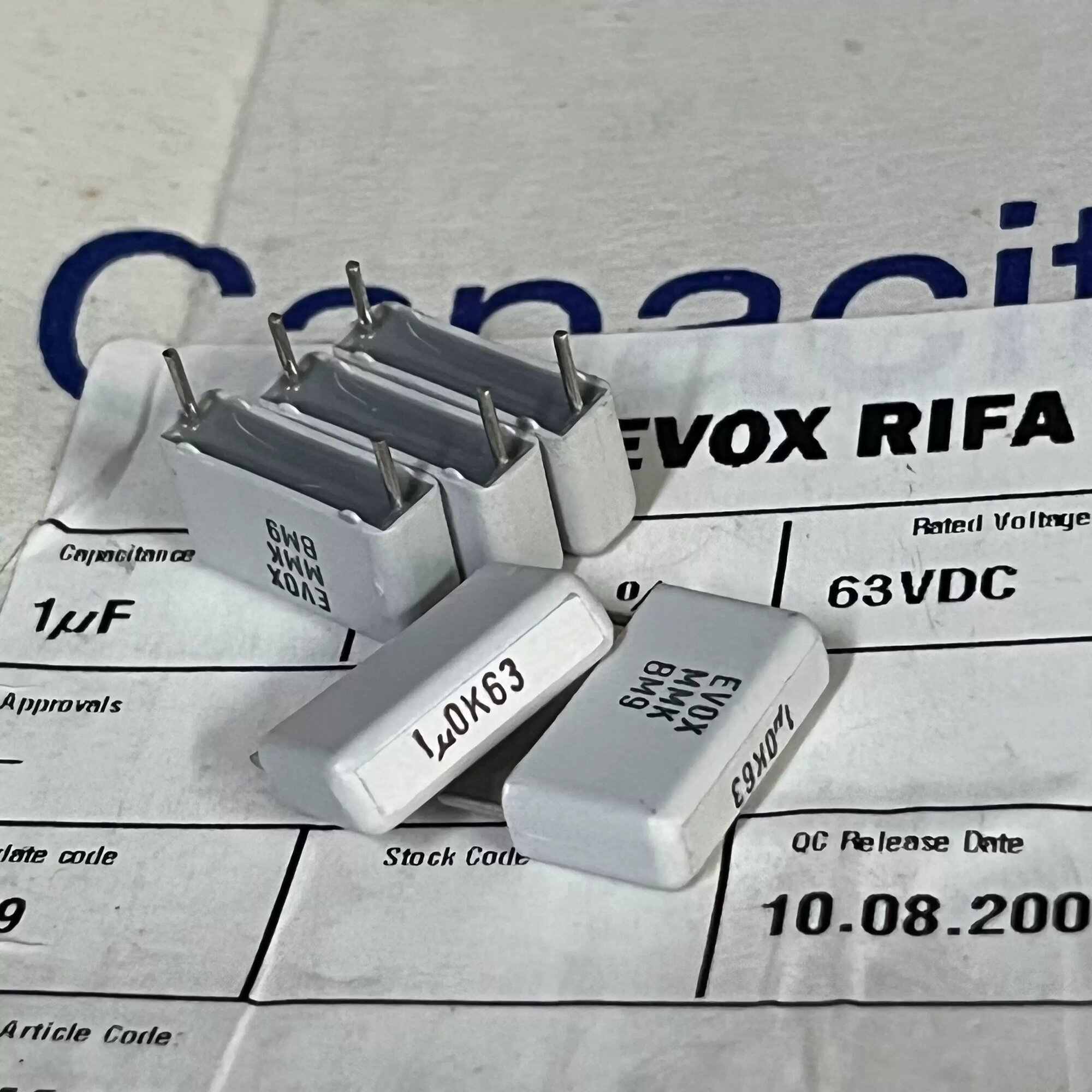 EVOX MMK 105K 1UF 63VDC Бесконечный аудиопленочный конденсатор 1шт цена