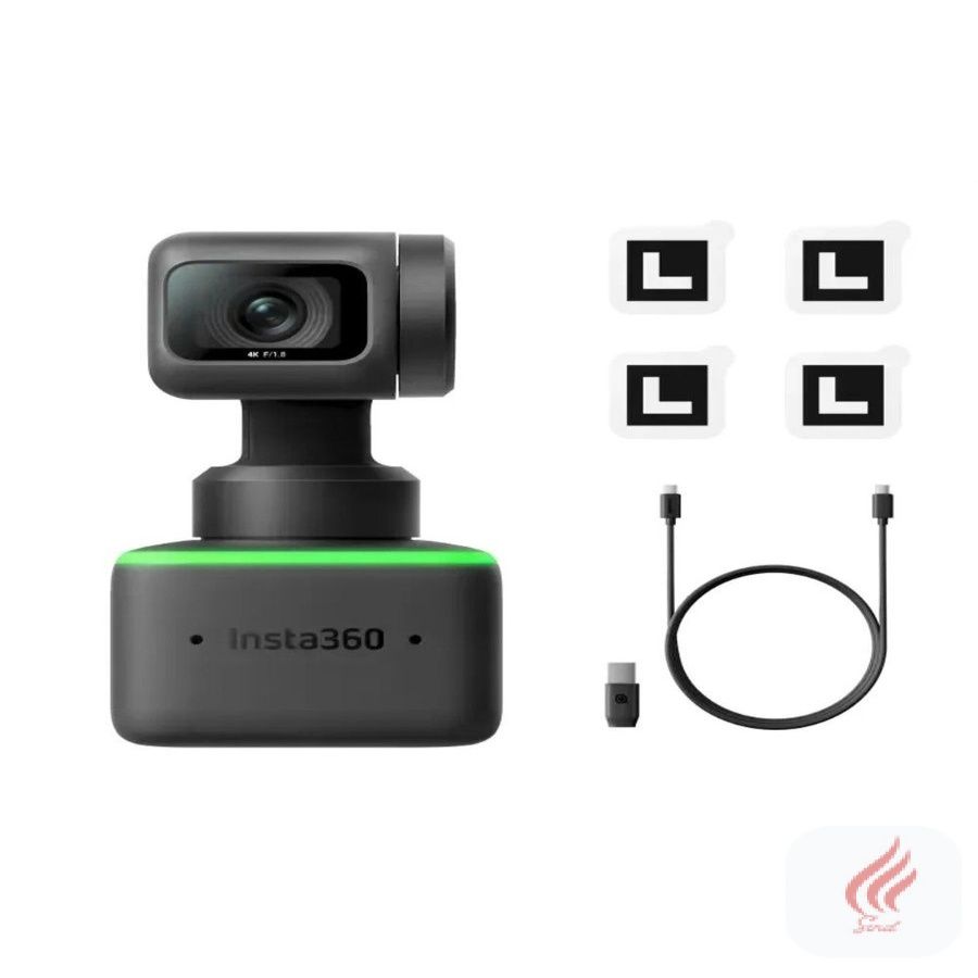 Insta360 Link, студийное оборудование для сцены и удалённой работы, чёрный матовый, 35x45 мм