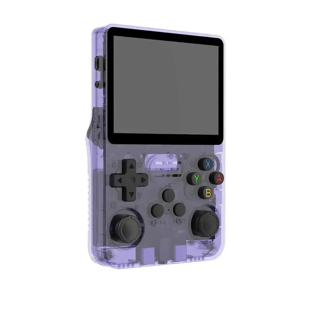 Портативная игровая консоль R36S / Ретро консоль 64ГБ, фиолетовый