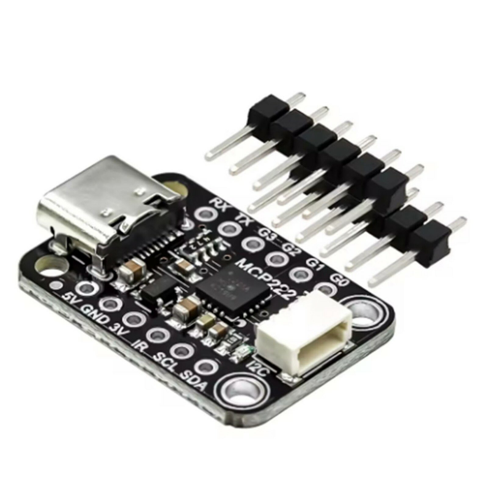 Модуль MCP2221A USB-GPIO с ADC, I2C и Type-C интерфейсом