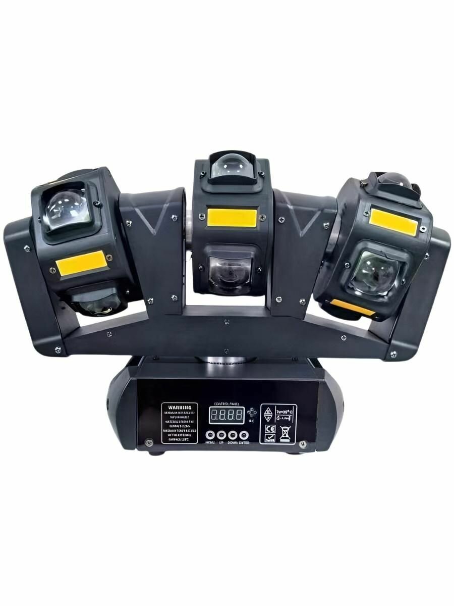 REXUS MH-353 "Triple Minion" - голова вращения лучи BEAM 12*10Вт (CREE LED) строб 3*5Вт
