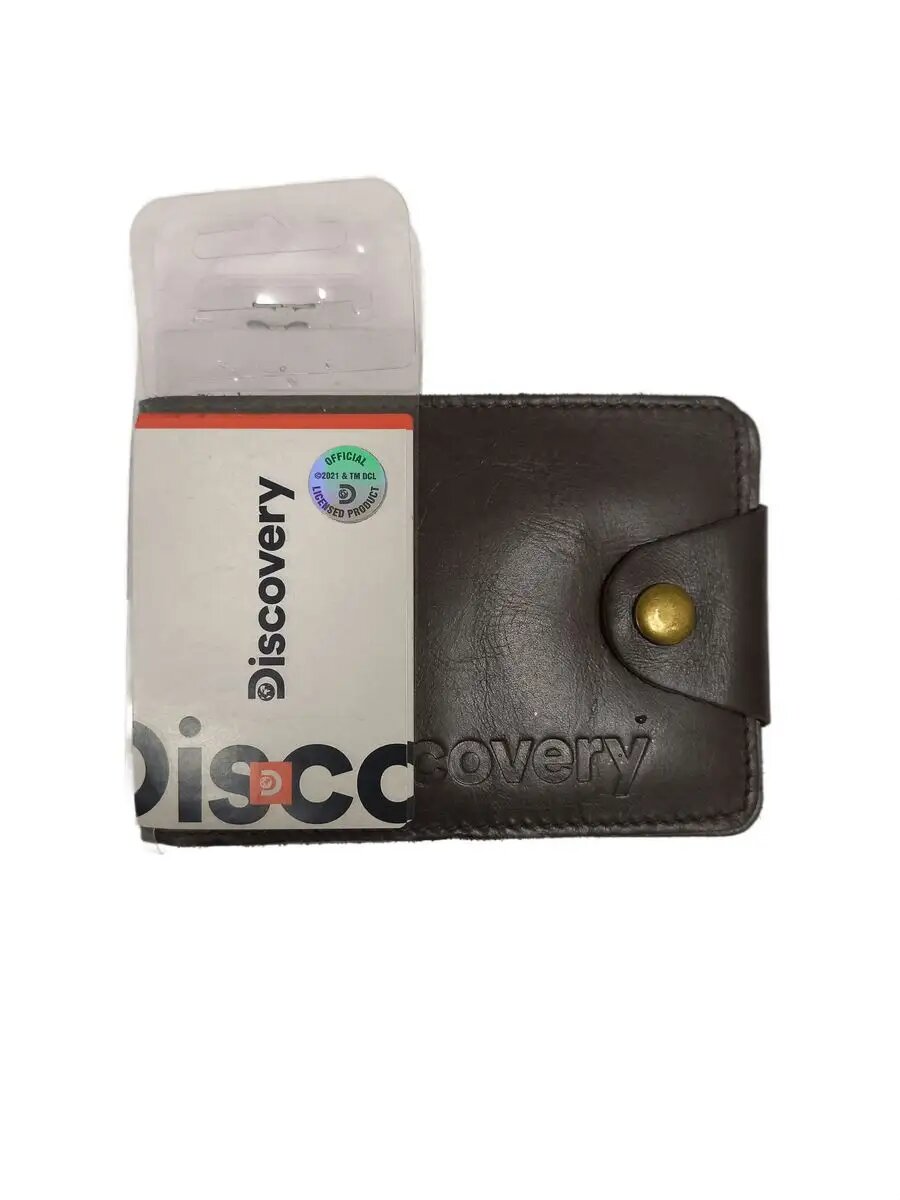 Портмоне, фактура матовая, гладкая, темно-коричневый — фото 1