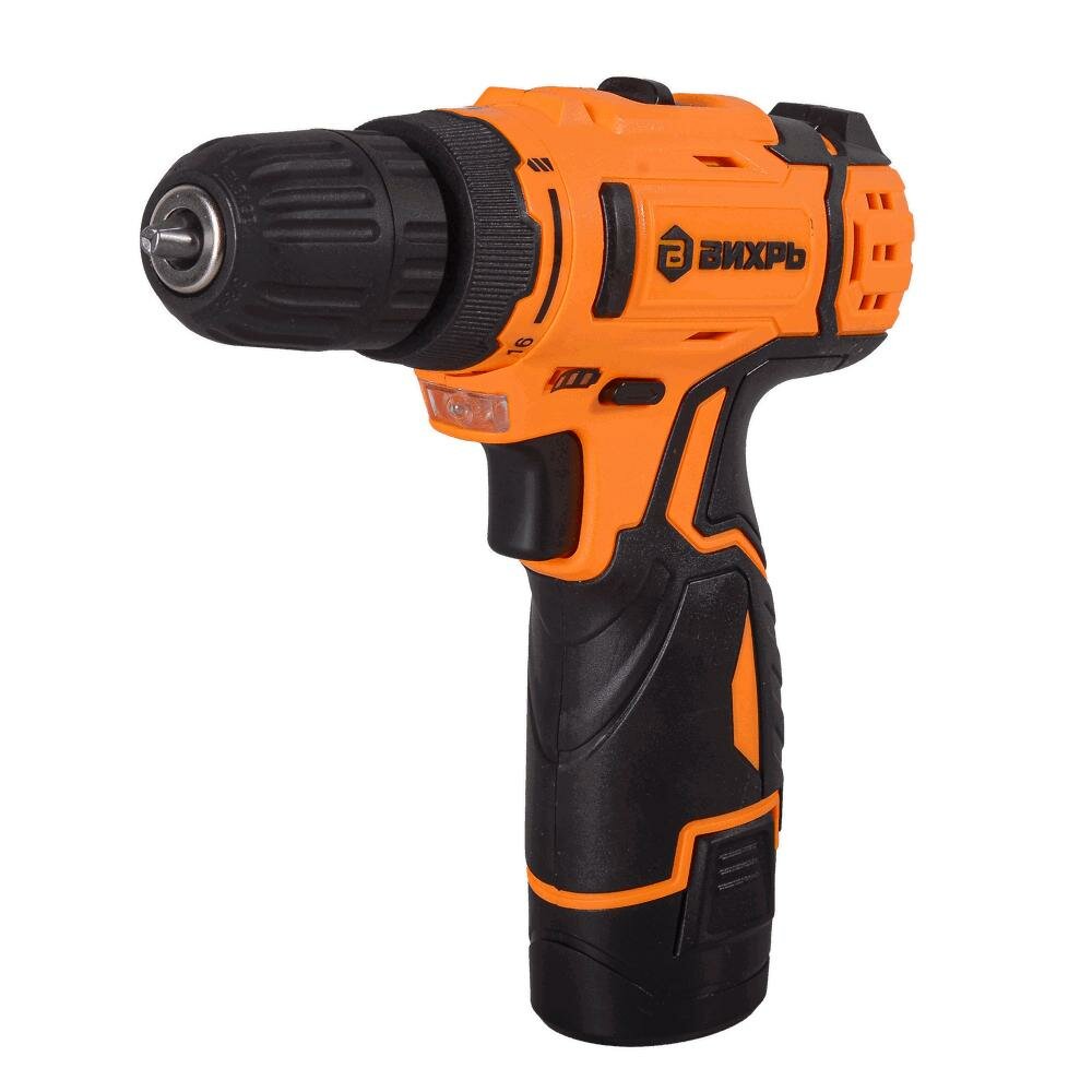 Дрель-шуруповерт аккумуляторная Вихрь ДА-30/15 12 В Li-ion 2x2 Ач