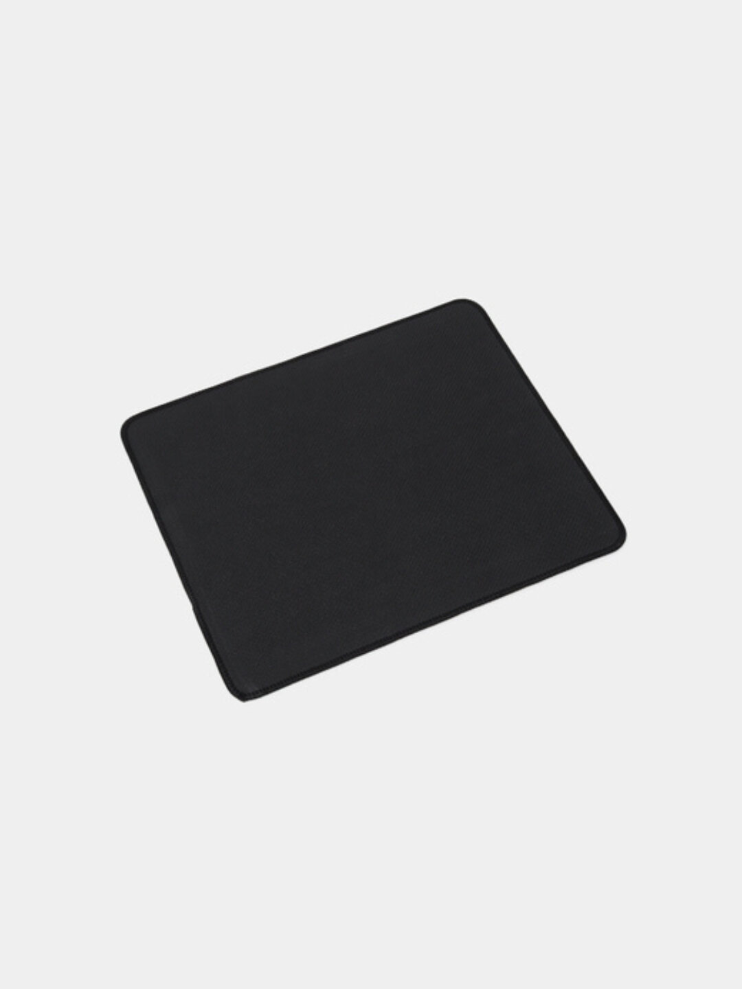Коврик для мыши, 21*25, прошитый край - Черный — фото 1