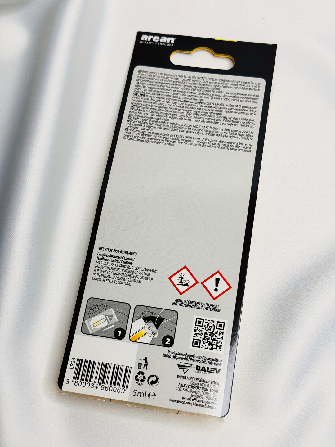 Автомобильный ароматизатор AREAN, 5 мл — фото 1