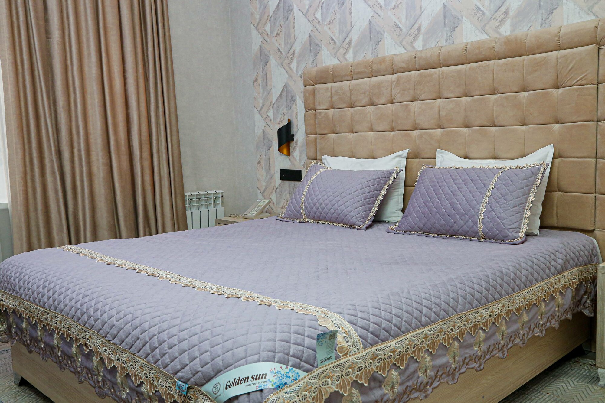 Покрывало Verona, двуспальное, кружевное, 200х240см, с наволочками и простынью