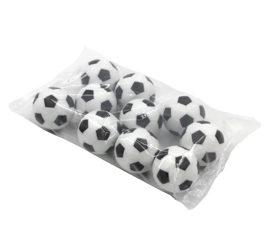 Настольный футбол , Черный белый , 10 шт.