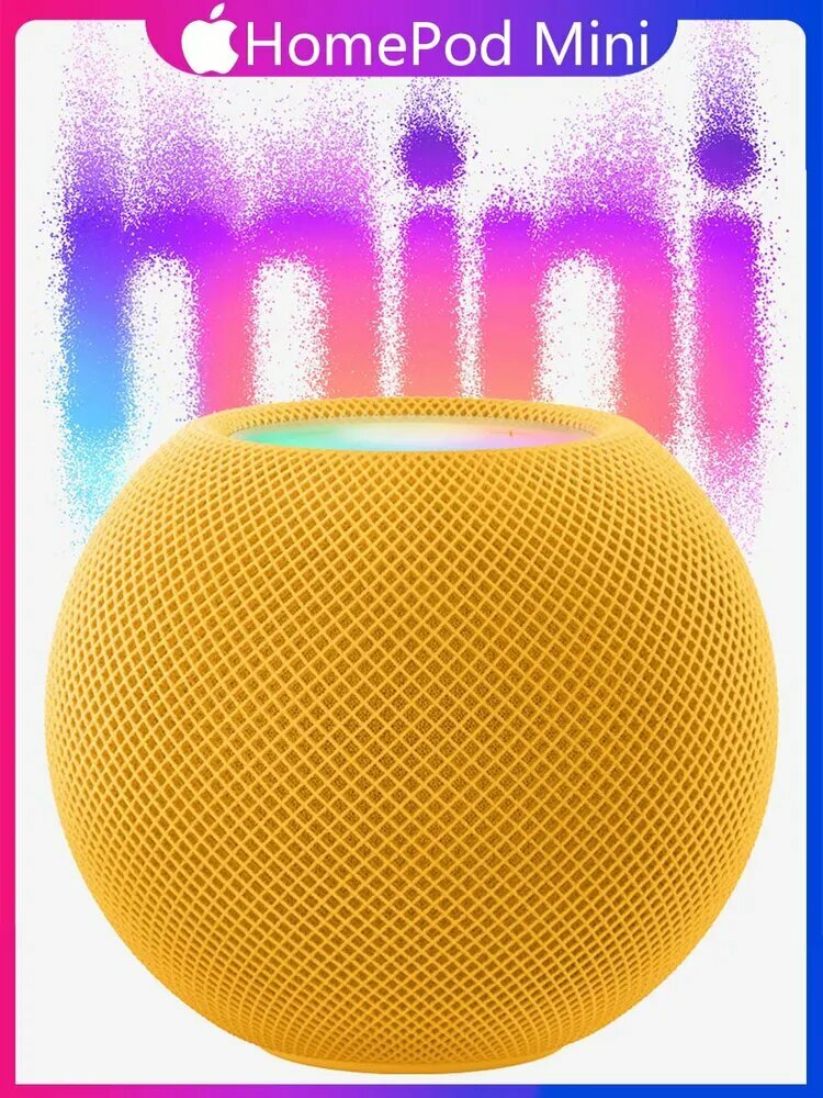 Умная колонка Apple Homepod Mini, Yellow (Желтый) – купить на