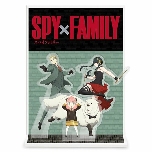 фото Акриловая диорама spy x family abyacf177, коллекционная, акрил abystyle