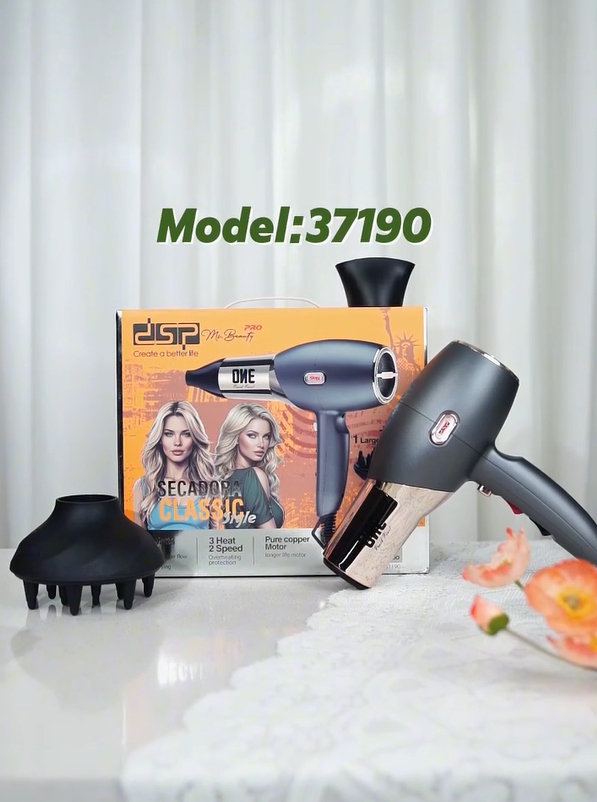 Профессиональный фен ДСП 37190, 1800 Вт, 18000 об / мин, с диффузором — фото 1