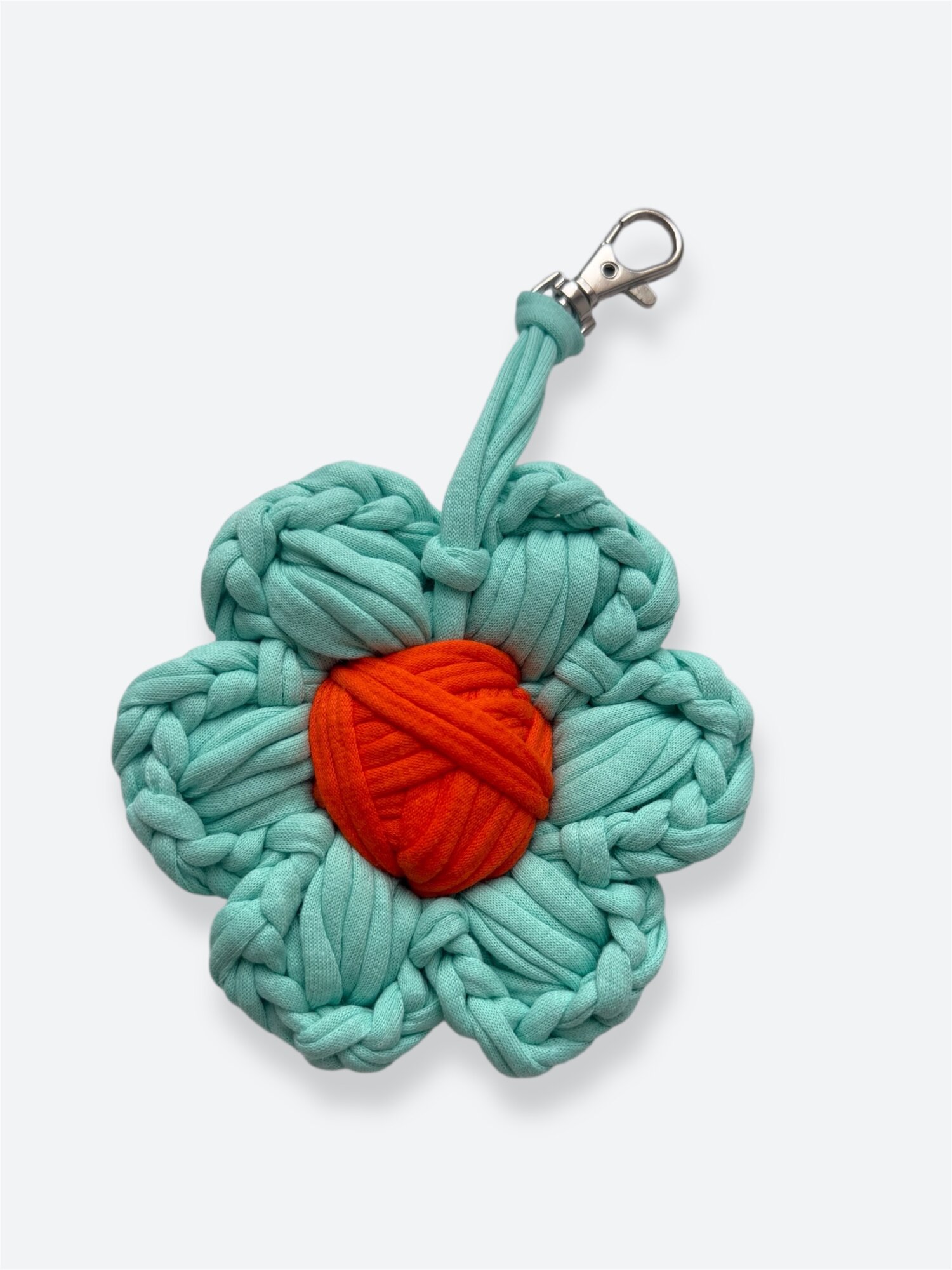 Брелок KNIT KNOT, оранжевый — фото 1