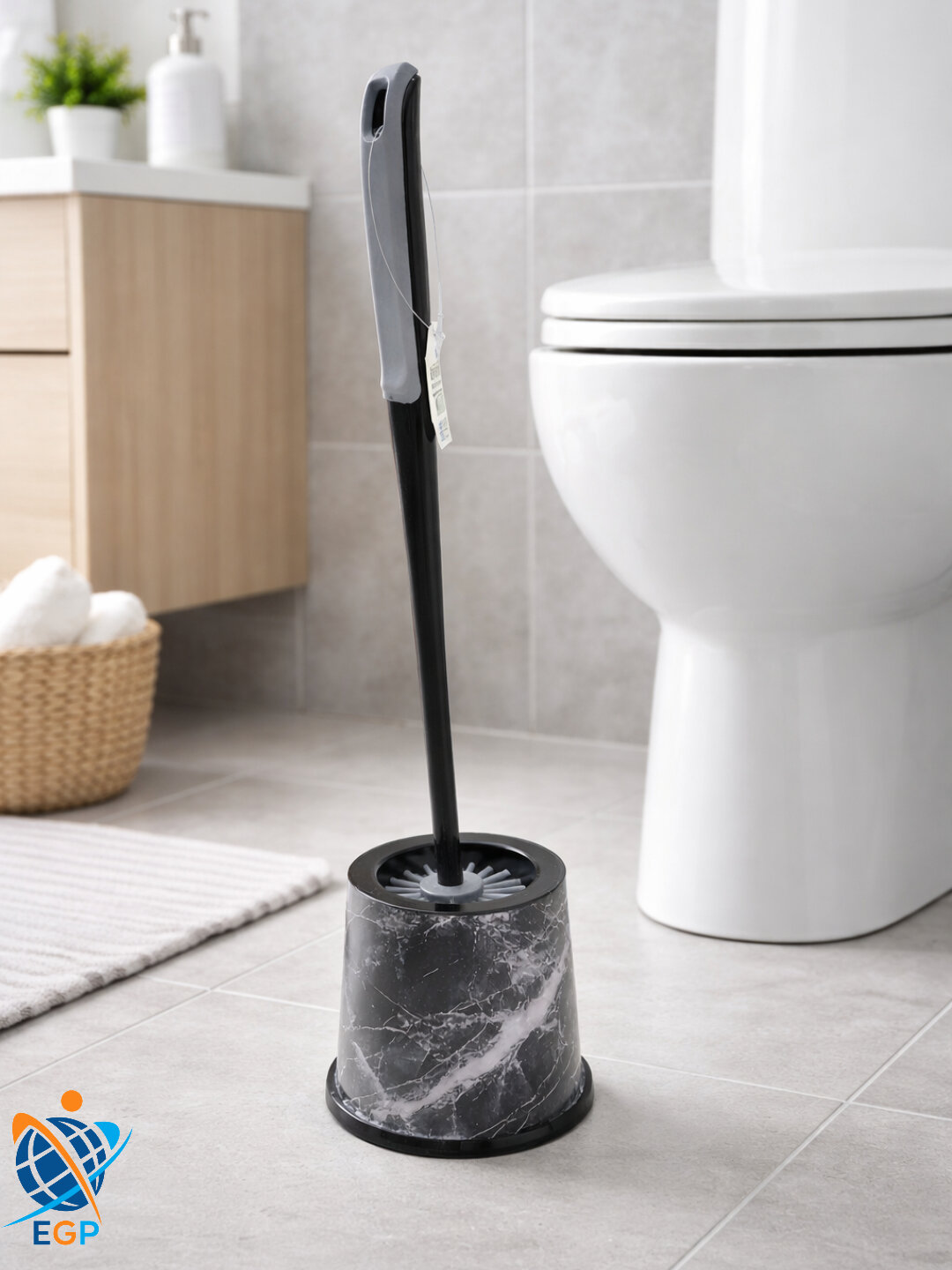 Ершик для унитаза "Для всей семьи", напольный/подвесной, силиконовый