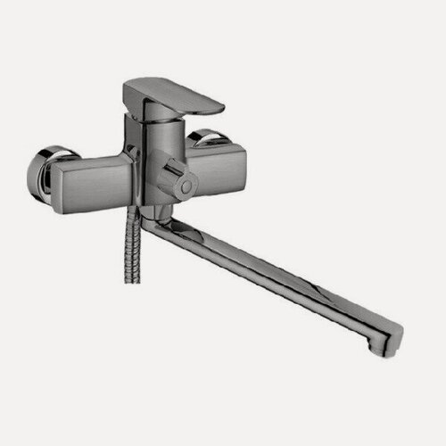 Изображение товара Смеситель LEDEME L2254A, для ванны, универсальный, латунь, 30 см, сатин