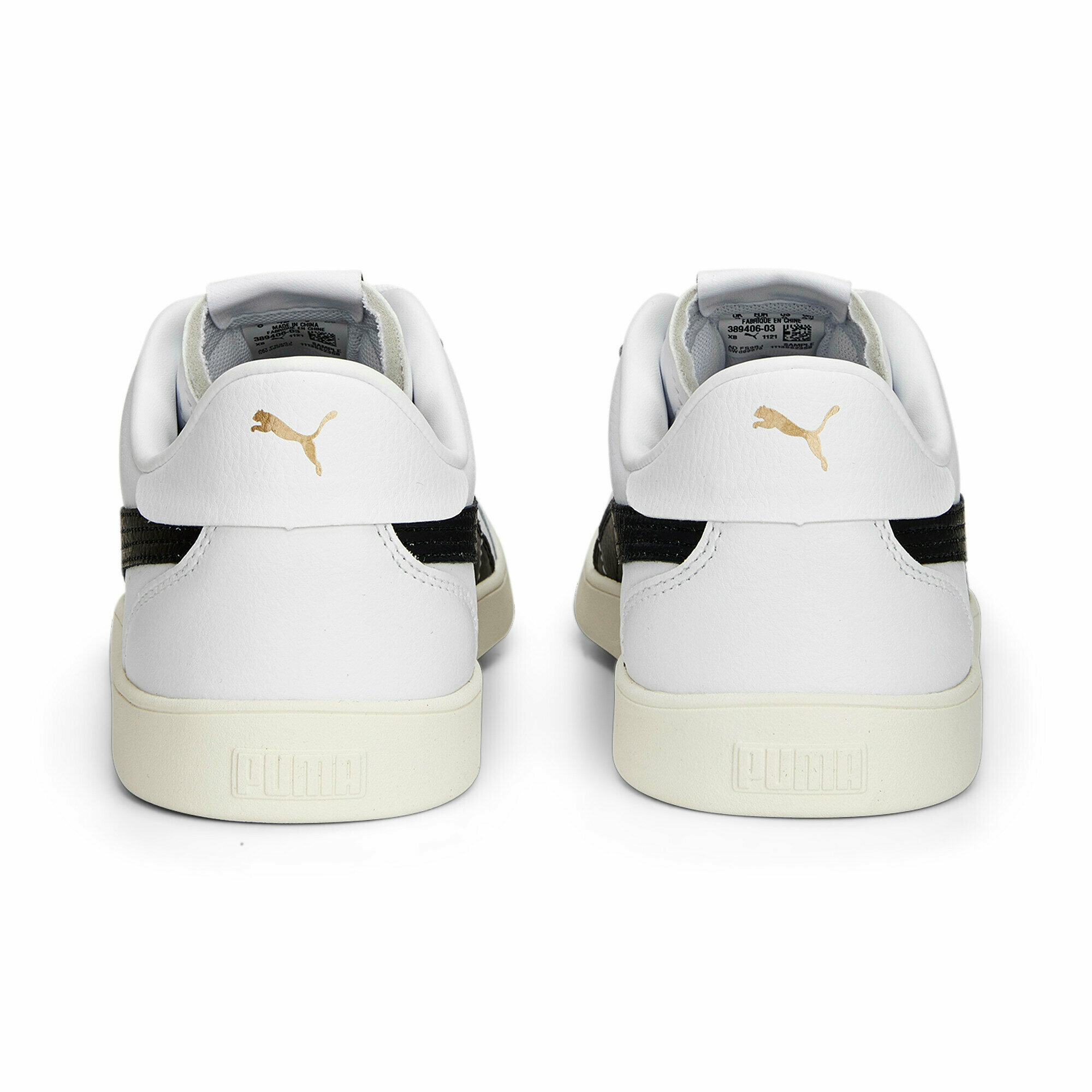 Кеды PUMA Club 5v5, размер 7 UK, белый/черный — фото 1