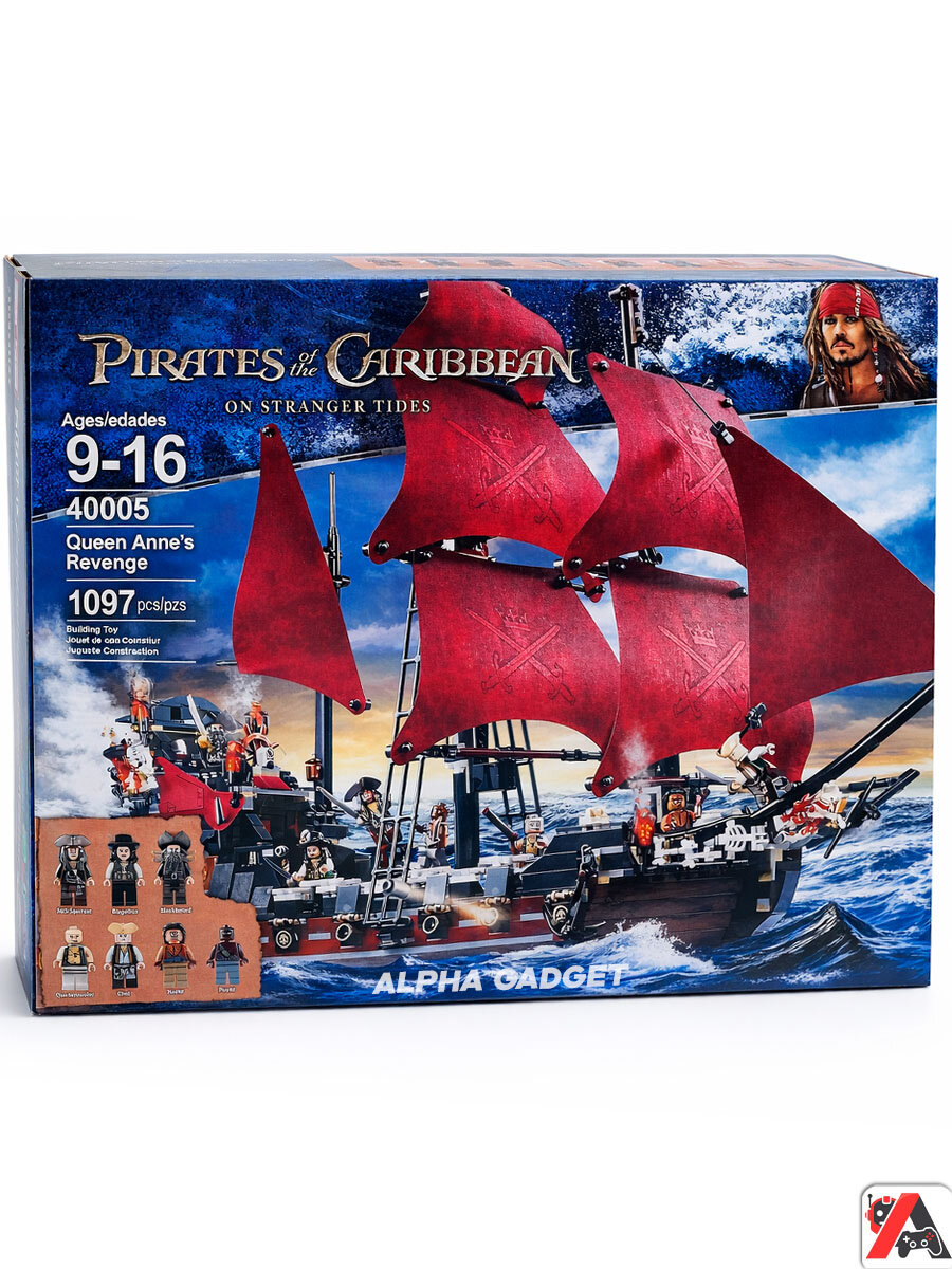 Конструктор Корабль пиратов / Месть Королевы Анны 1097