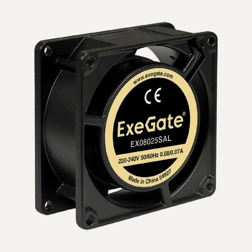 Изображение товара Корпусный вентилятор ExeGate EX288996RUS 2500RPM 80x80x25 мм, 1 шт