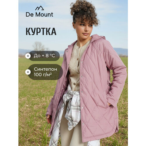 фото Куртка de mount, размер 42, розовый