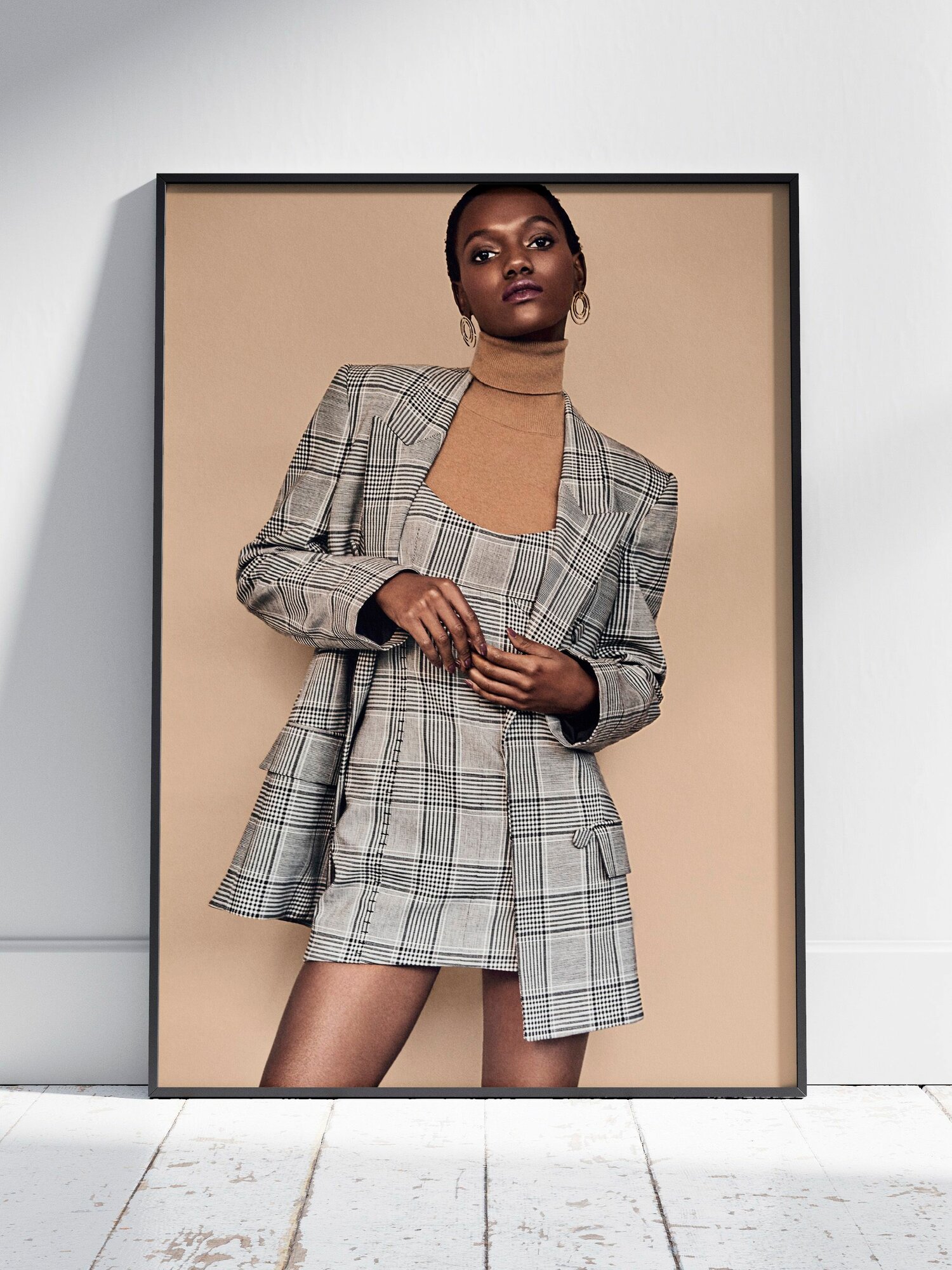 Плакат на стену для интерьера Гериет Пол (Herieth Paul 22) - Постер по модели, бренду и моде формата A4 (21x30 см)