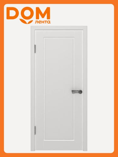 Изображение товара Межкомнатная дверь "Порта", глухая, белая, 80x200 см