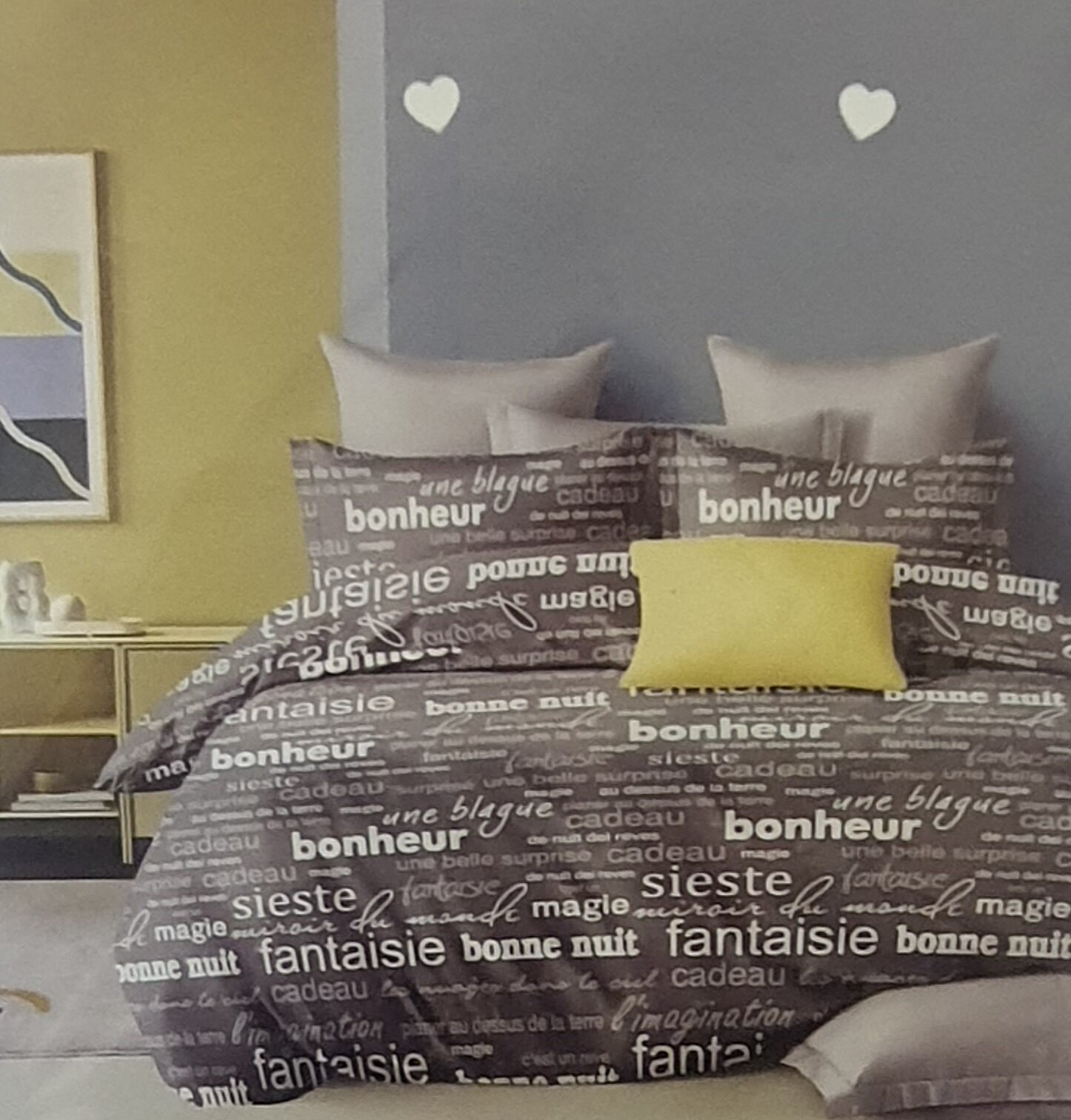 Candie's love my home textile 2,0 спальный комплект постельного белья, сатин