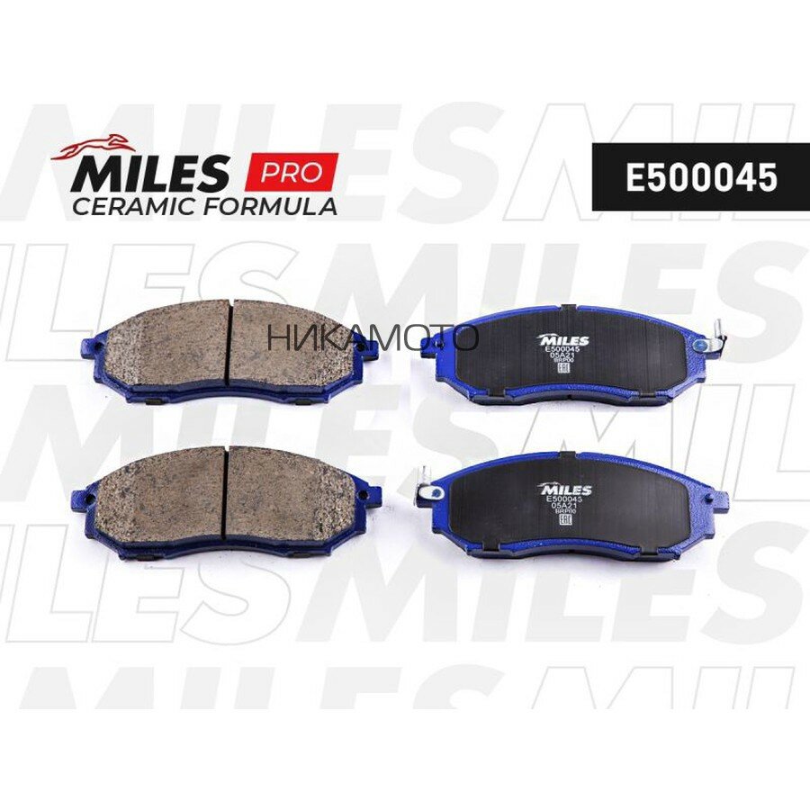 MILES E500045 Колодки тормозные NISSAN MURANO/PATHFINDER/QASHQAI/RENAULT KOLEOS пер. Ceramic PRO