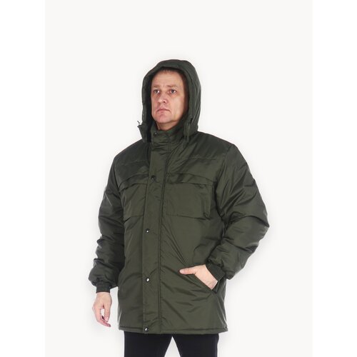Восток-текс / Куртка мужская демисезонная с капюшоном удлиненная Дюспо большого размера