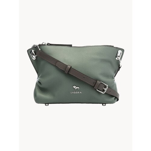 Сумка LABBRA фактура тиснение серый зеленый коричневый 22750₽