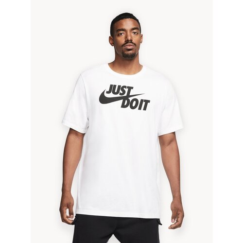 фото Футболка nike just do it, 1 шт., размер 2xl, белый/черный